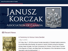 Tablet Screenshot of januszkorczak.ca